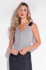 BLUSA CON CUELLO V 2327